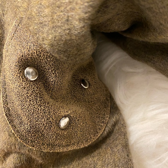 Jacket Leather, Cashmere, Silk, Size XS - Picture 6 of 16